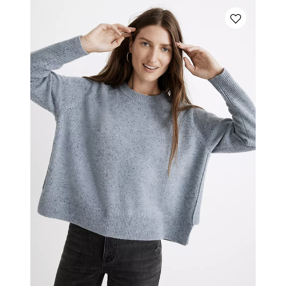 NWT Madewell Donegal (Re)sourced Cashmere Sweater size Small